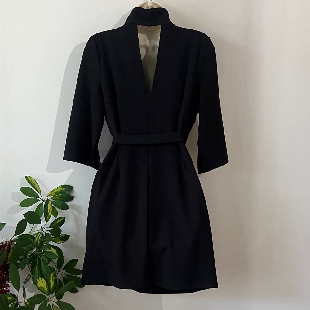 ASOS Elegantly Sexy Black Cutout Wrap Dress